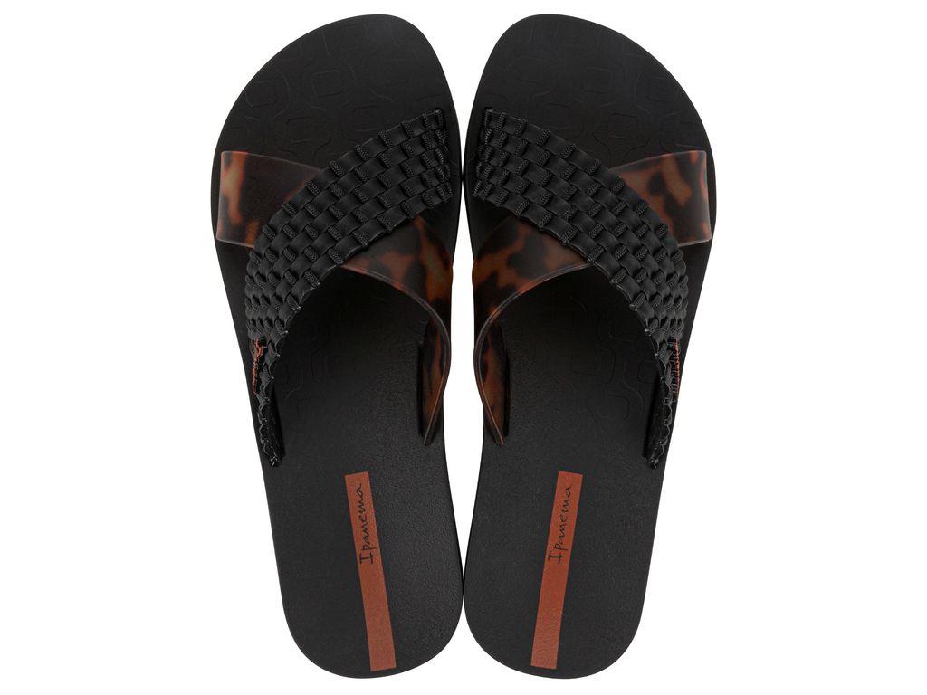Sandalia Mujer Negro/Carey Sense Ipanema-0
