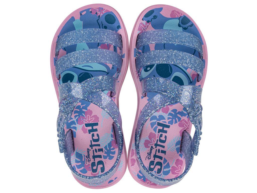 Sandalia Infantil Azul/Rosa Stich Sweet Ipanema-0