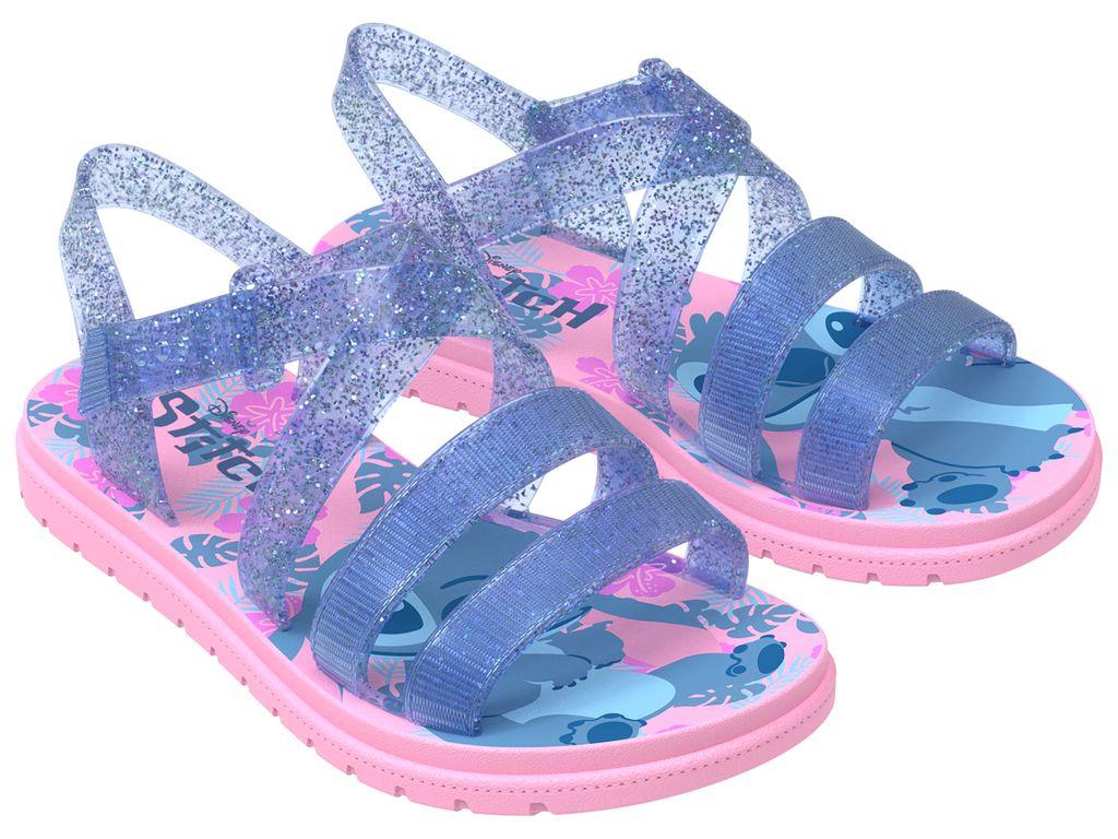 Sandalia Infantil Azul/Rosa Stich Sweet Ipanema-1