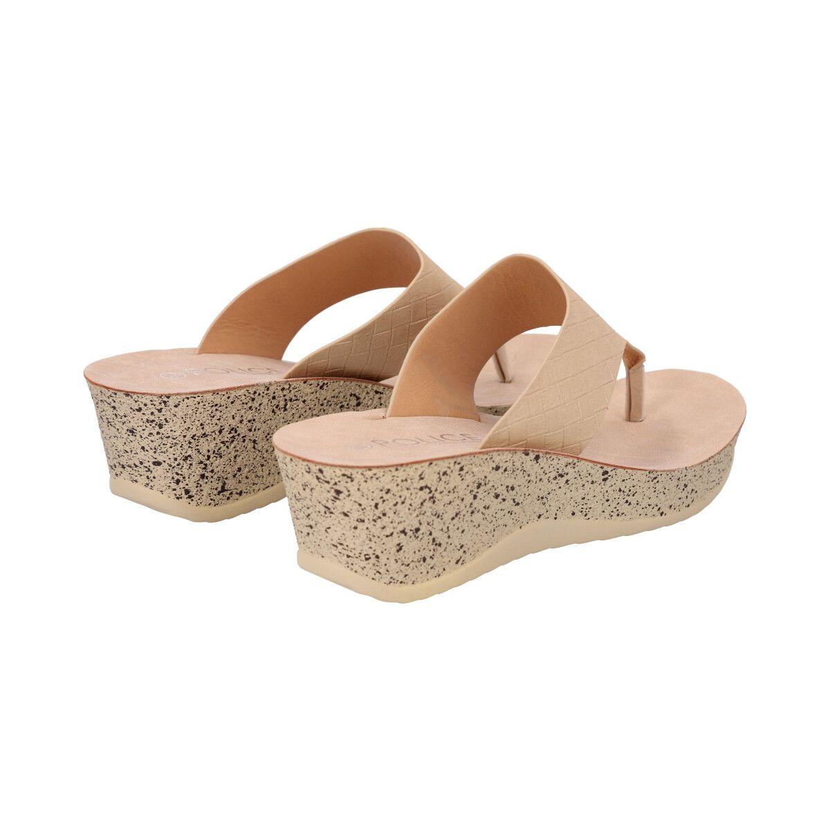 Sandalia Mujer Beige Thalia Police-4