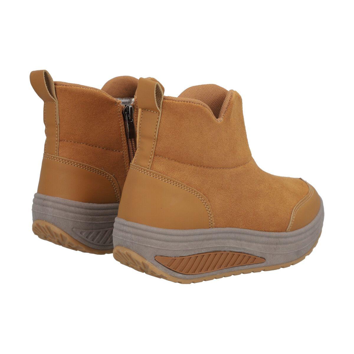 Botin Mujer Camel Sole Police-2