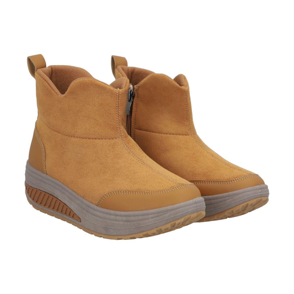 Botin Mujer Camel Sole Police-1
