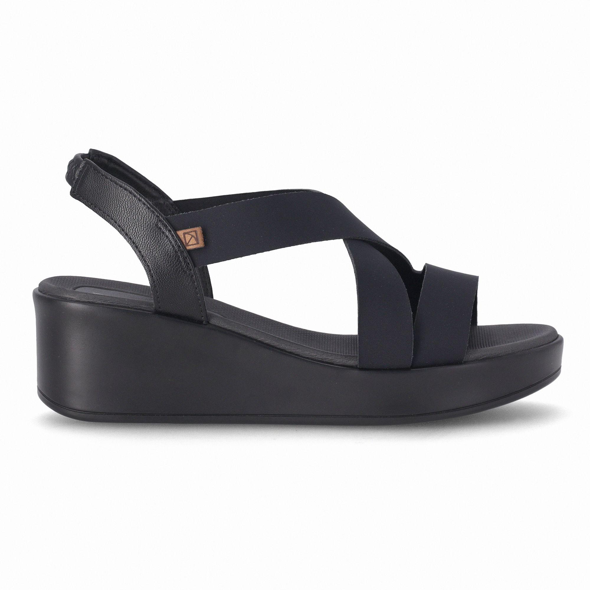 Sandalia Mujer Negro Anabela 71 Piccadilly-0