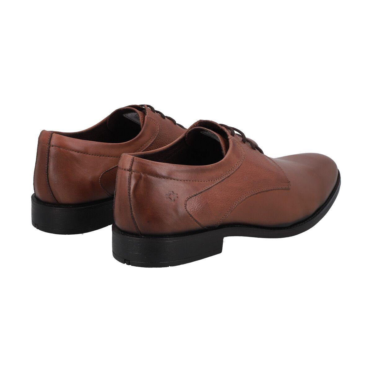 Zapato Formal Hombre Cuero Marron 560 Perlatto-3