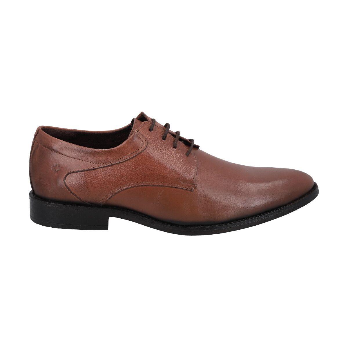 Zapato Formal Hombre Cuero Marron 560 Perlatto-0
