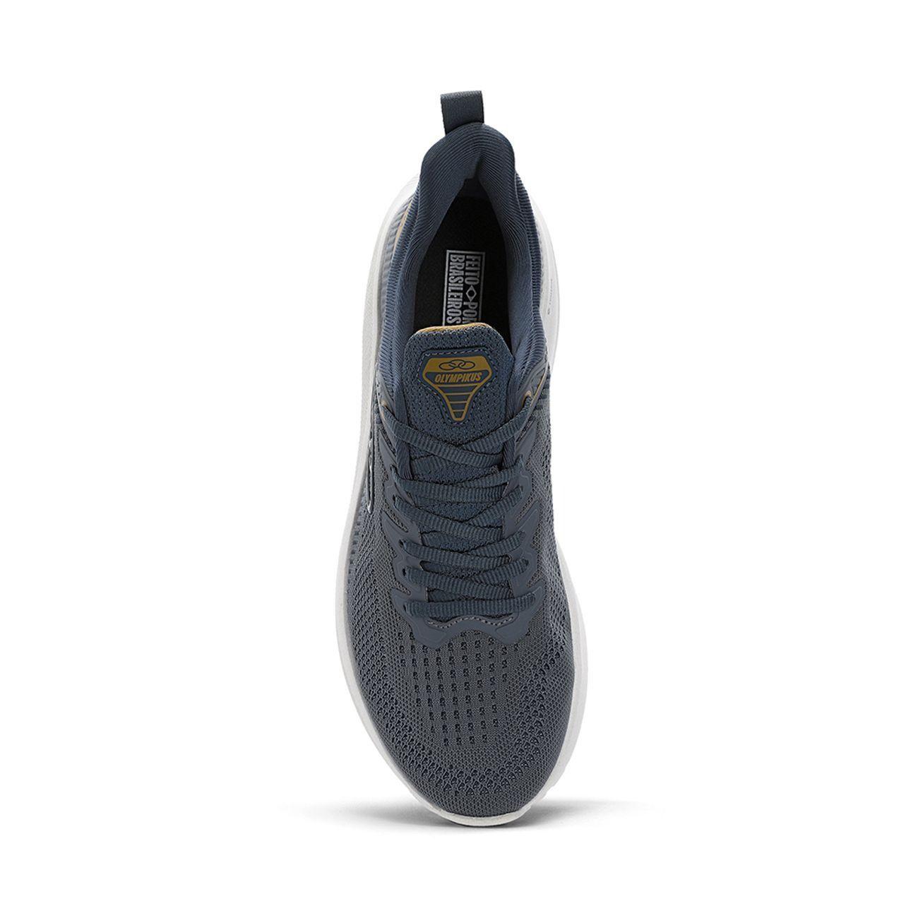 Zapatilla Hombre Curva Azulado-3