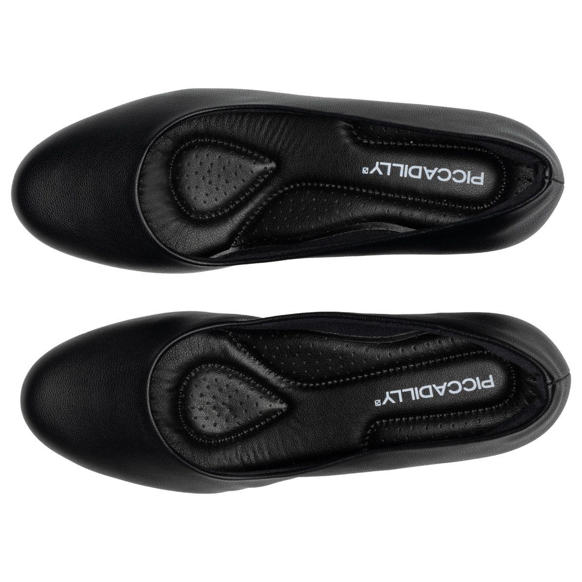 Zapato Mujer Negro Deise Crocco 45 Piccadilly-1