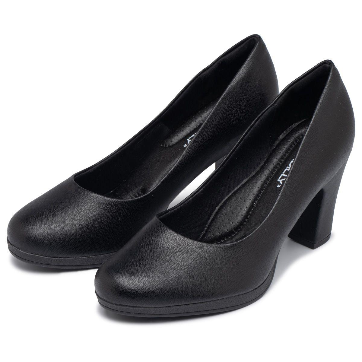 Zapato Mujer Negro Deise Crocco 45 Piccadilly-2