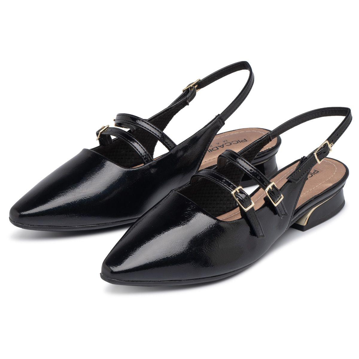 Zapato Mujer Negro Silvia 677 Piccadilly-1