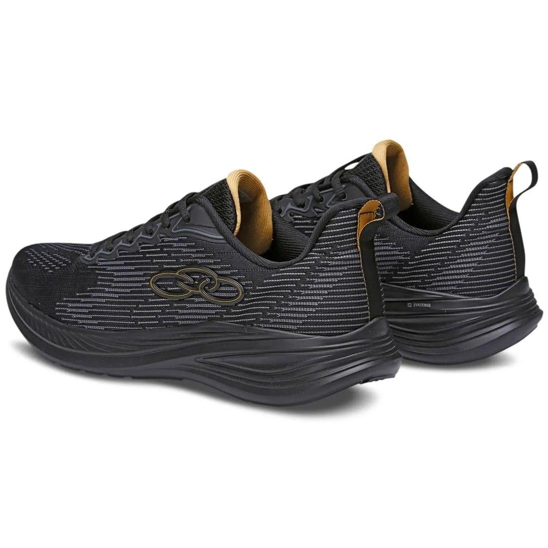 Zapatilla Mujer Marte Negro/Dorado-2