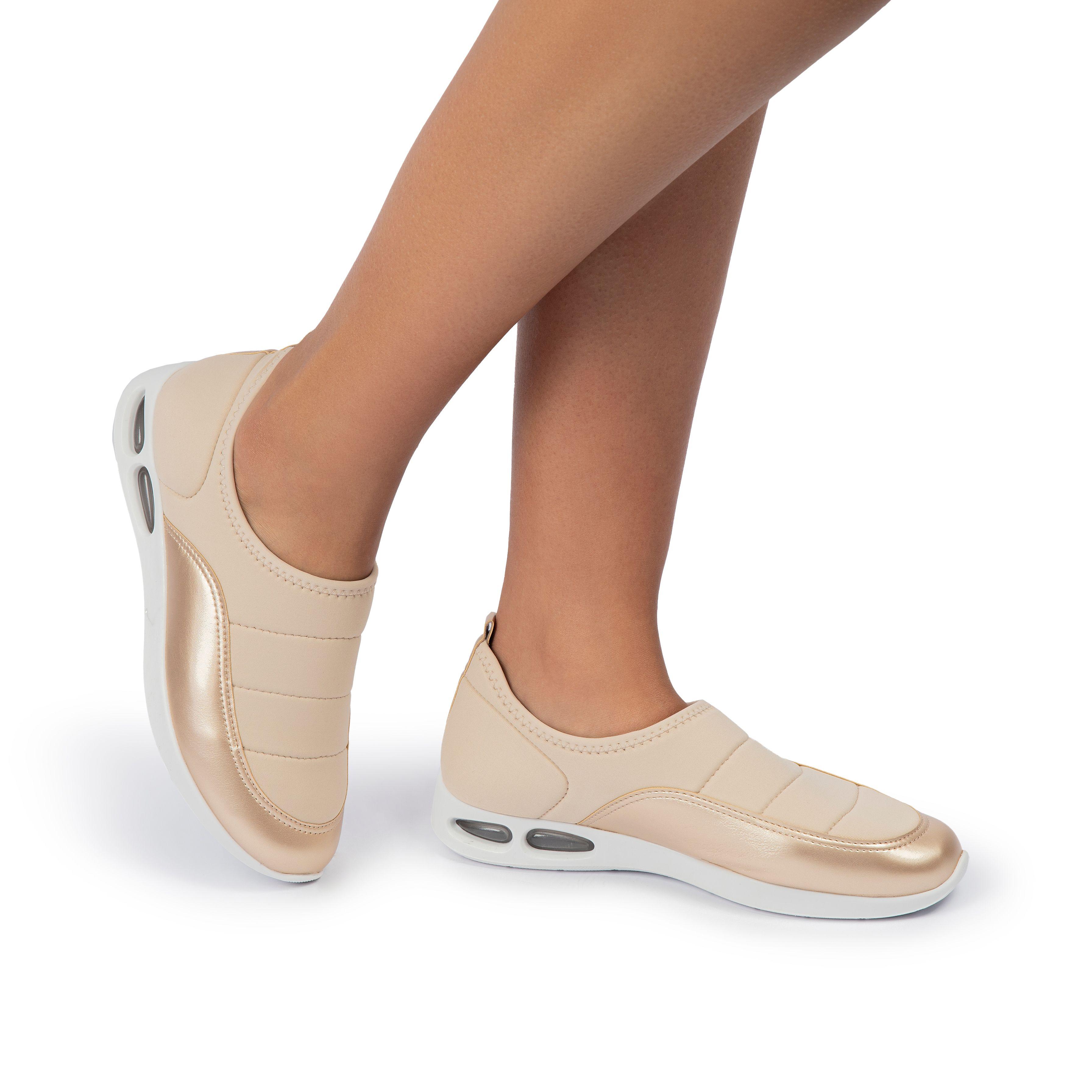 Zapatilla Soft Step Dorado Piccadilly-2