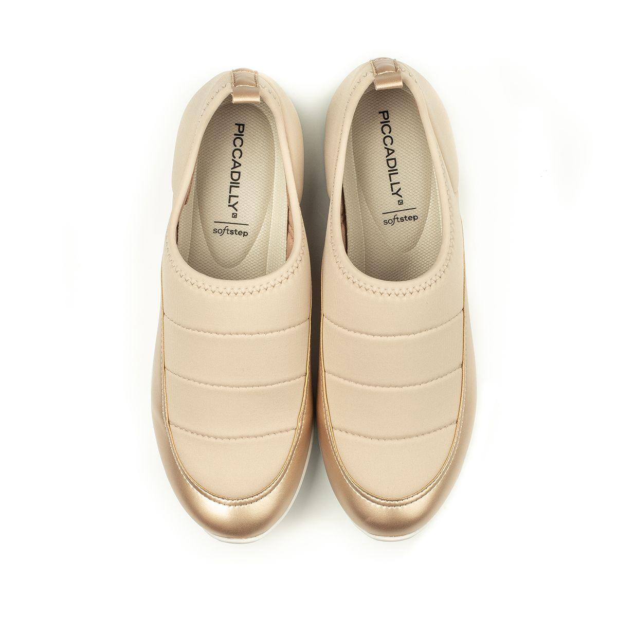 Zapatilla Soft Step Dorado Piccadilly-3