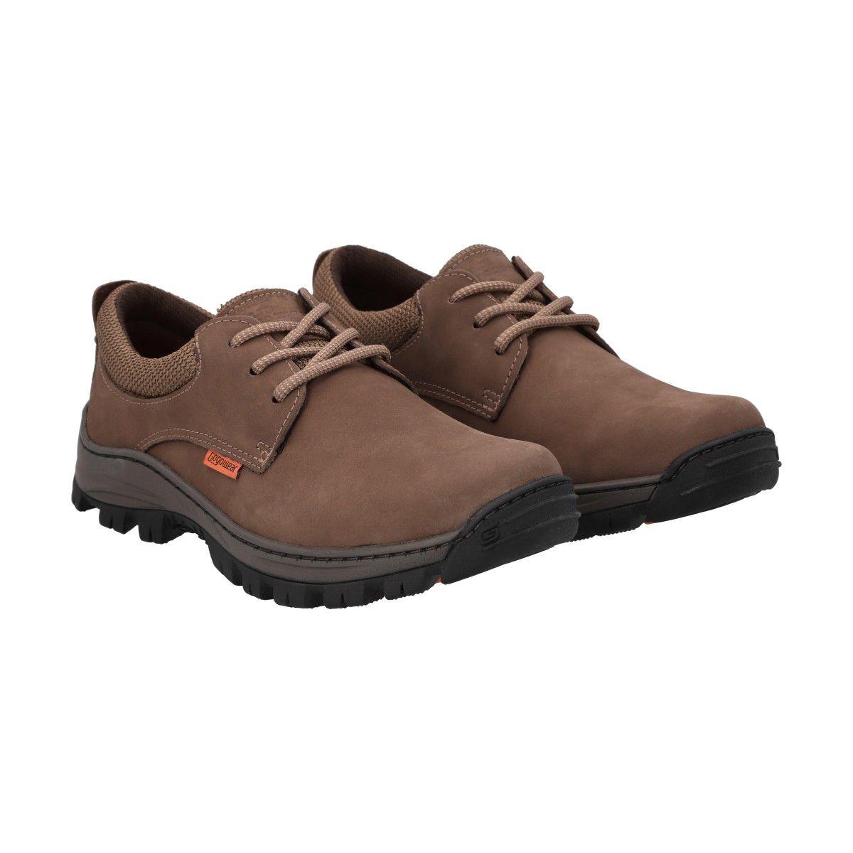 Zapatilla Hombre Trekking Marrón Troller Gogowear-1