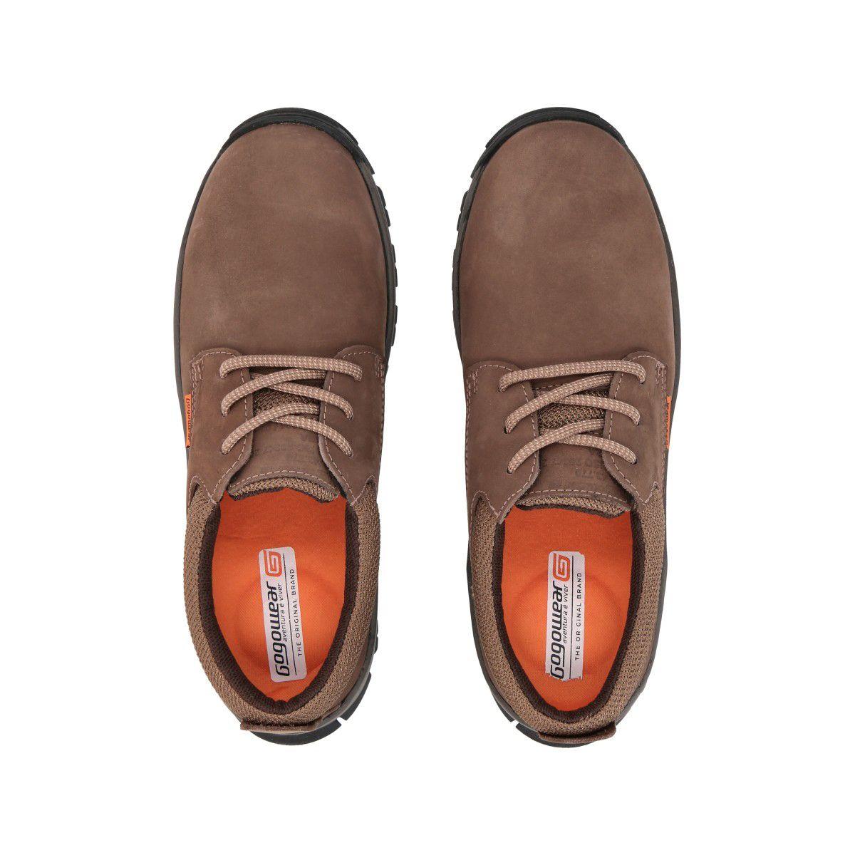 Zapatilla Hombre Trekking Marrón Troller Gogowear-4