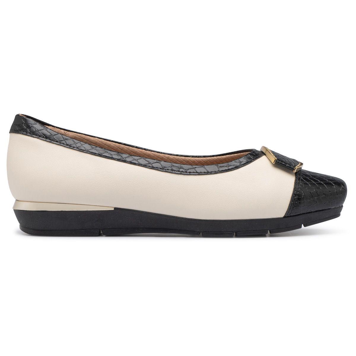 Zapato Fernanda Blanco/Negro Piccadilly-0