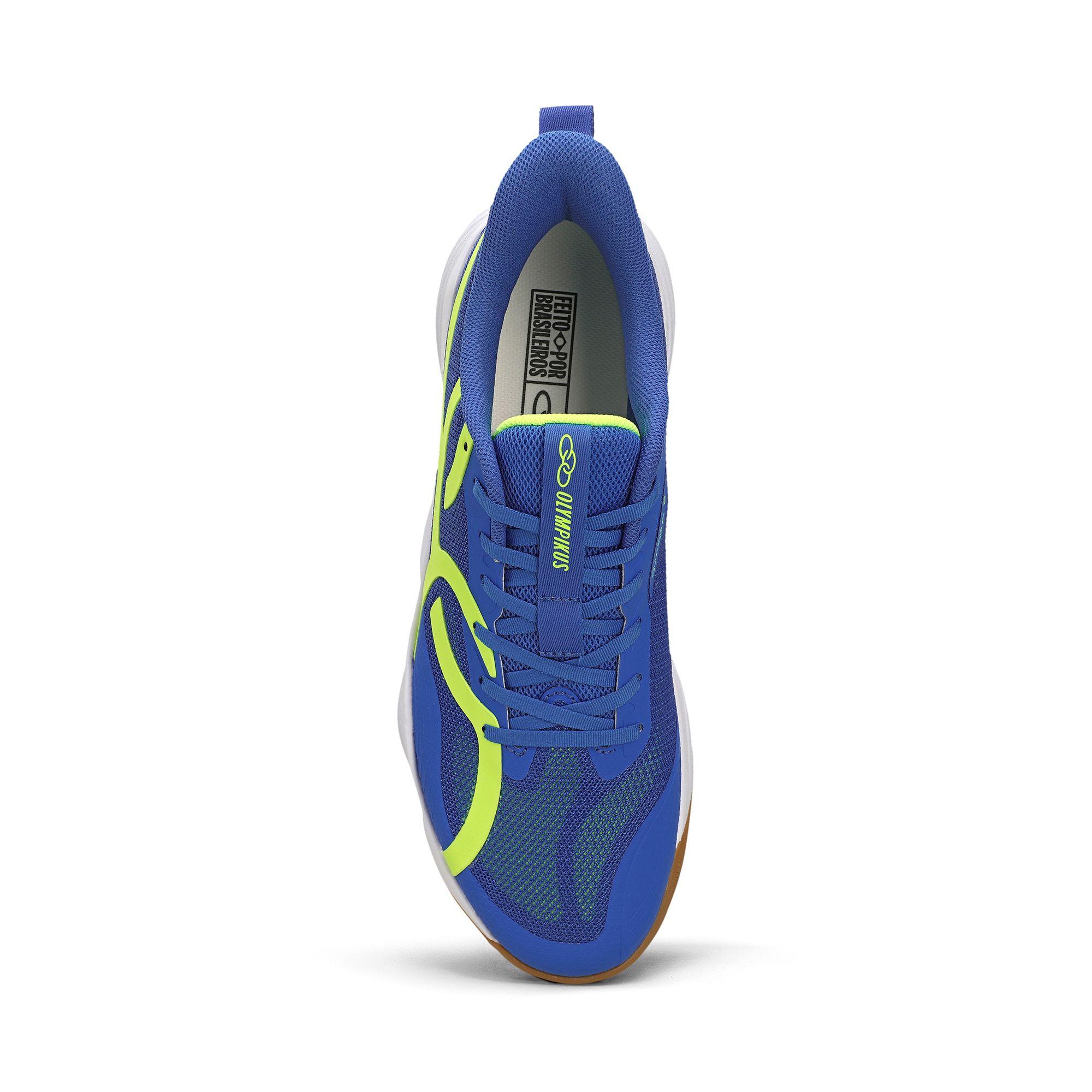 Zapatilla Voleibol Hombre QUADRA 2 Azul/Verde-2
