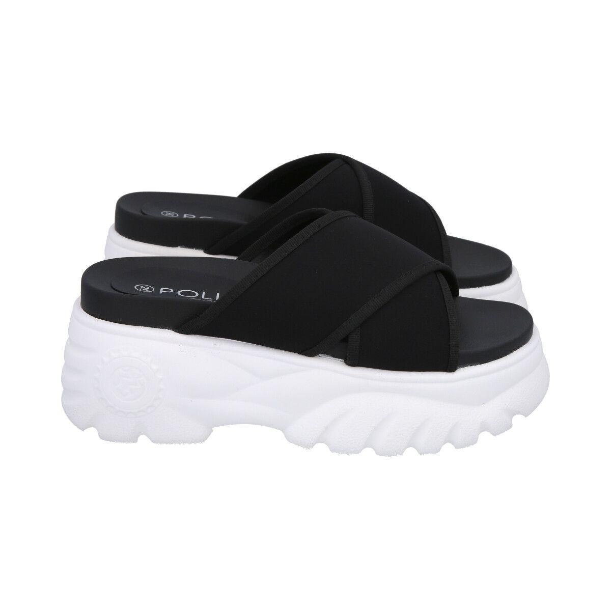 Sandalia Mujer Negro Plataforma Mixen Police-3