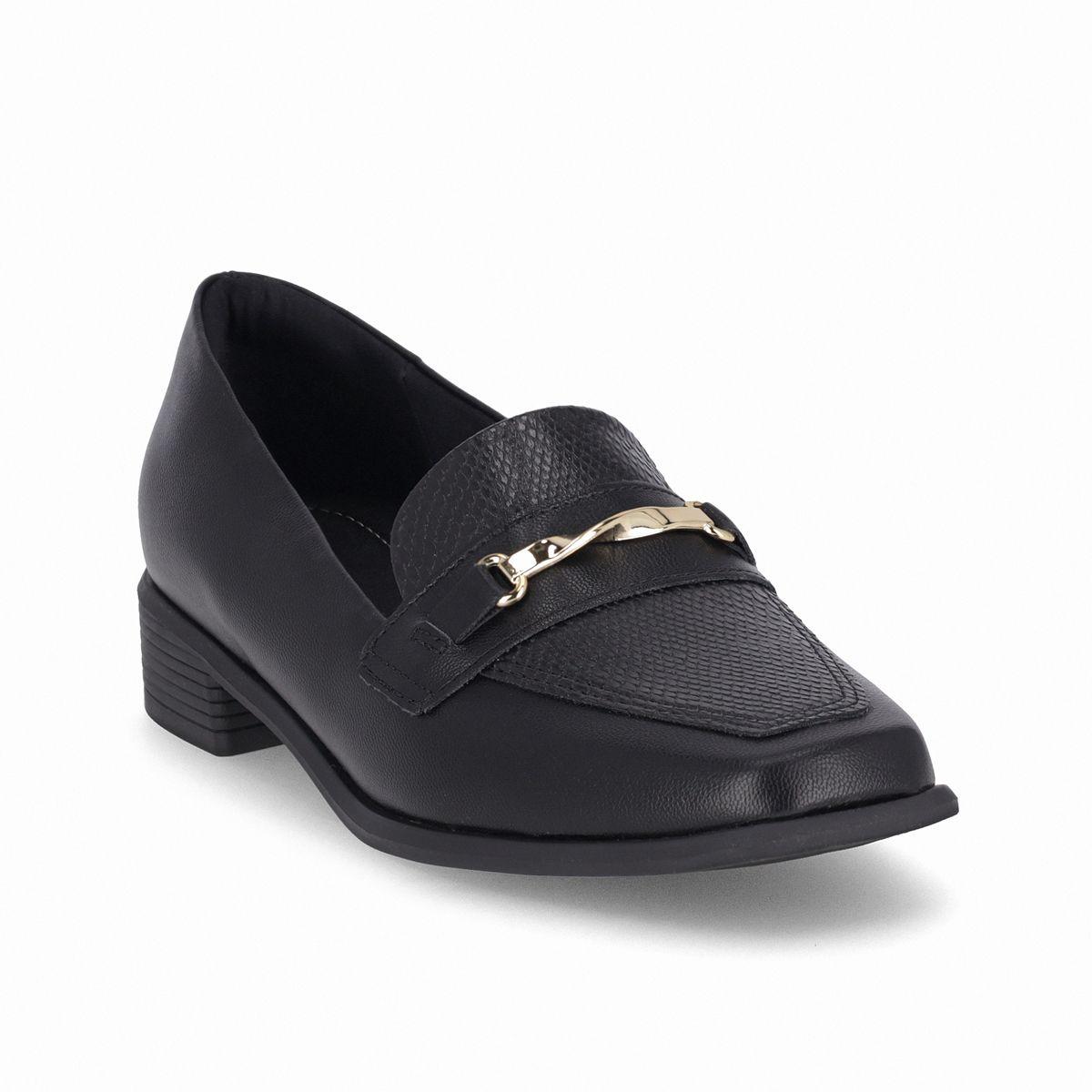 Mocasin Mujer Negro/Dorado Giovanna Piccadilly-3