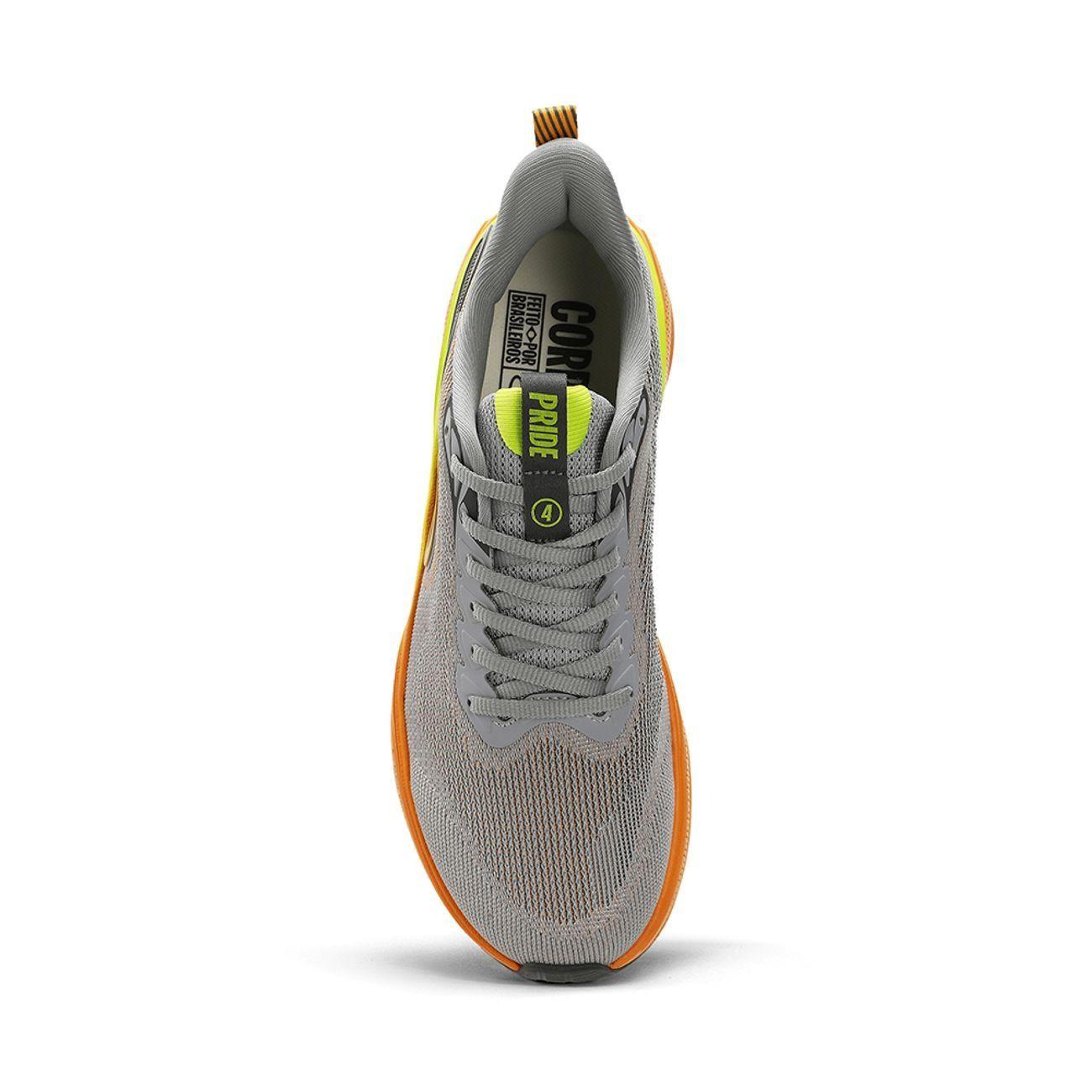 Zapatilla Running Mujer Pride 4 Gris/Naranja-3