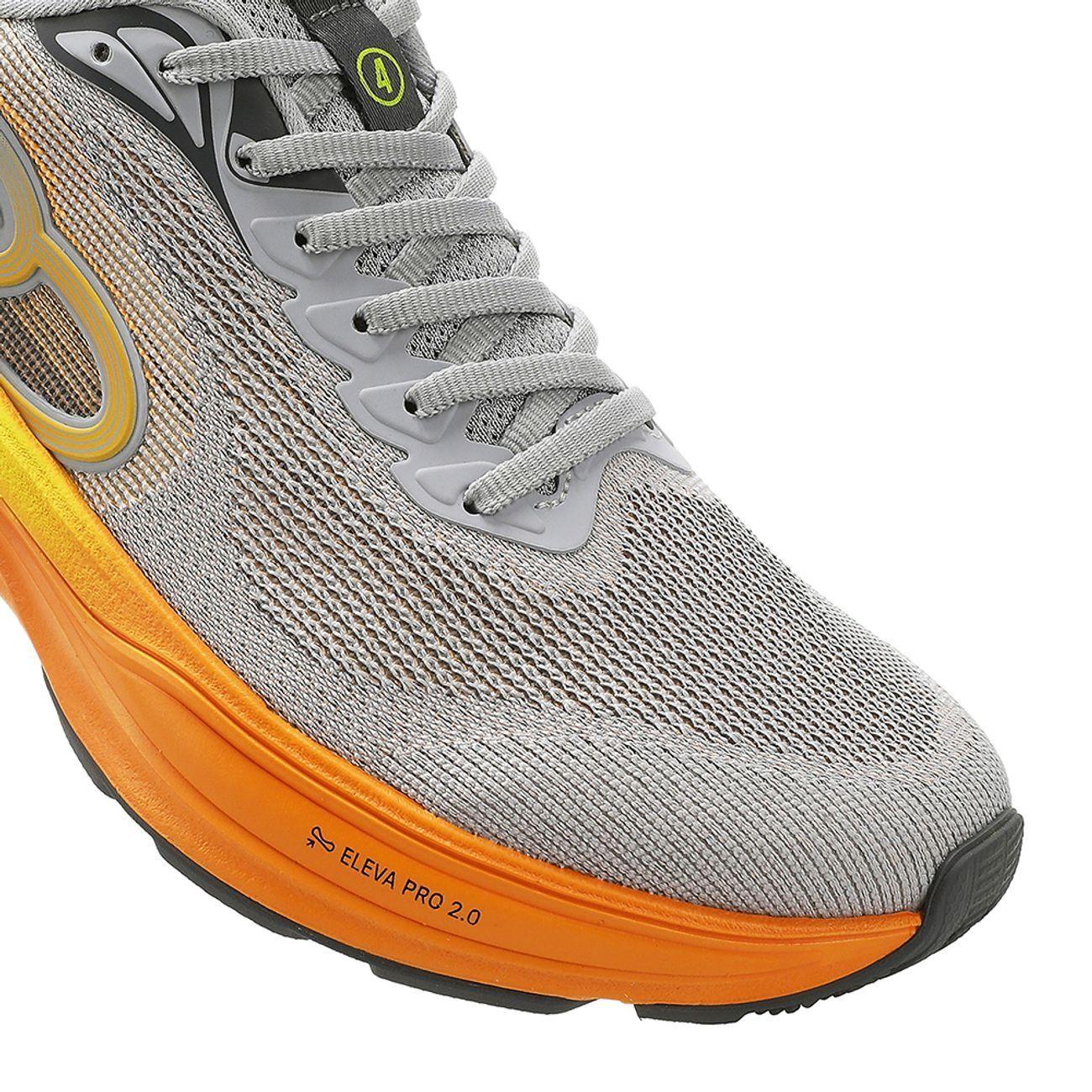 Zapatilla Running Mujer Pride 4 Gris/Naranja-7