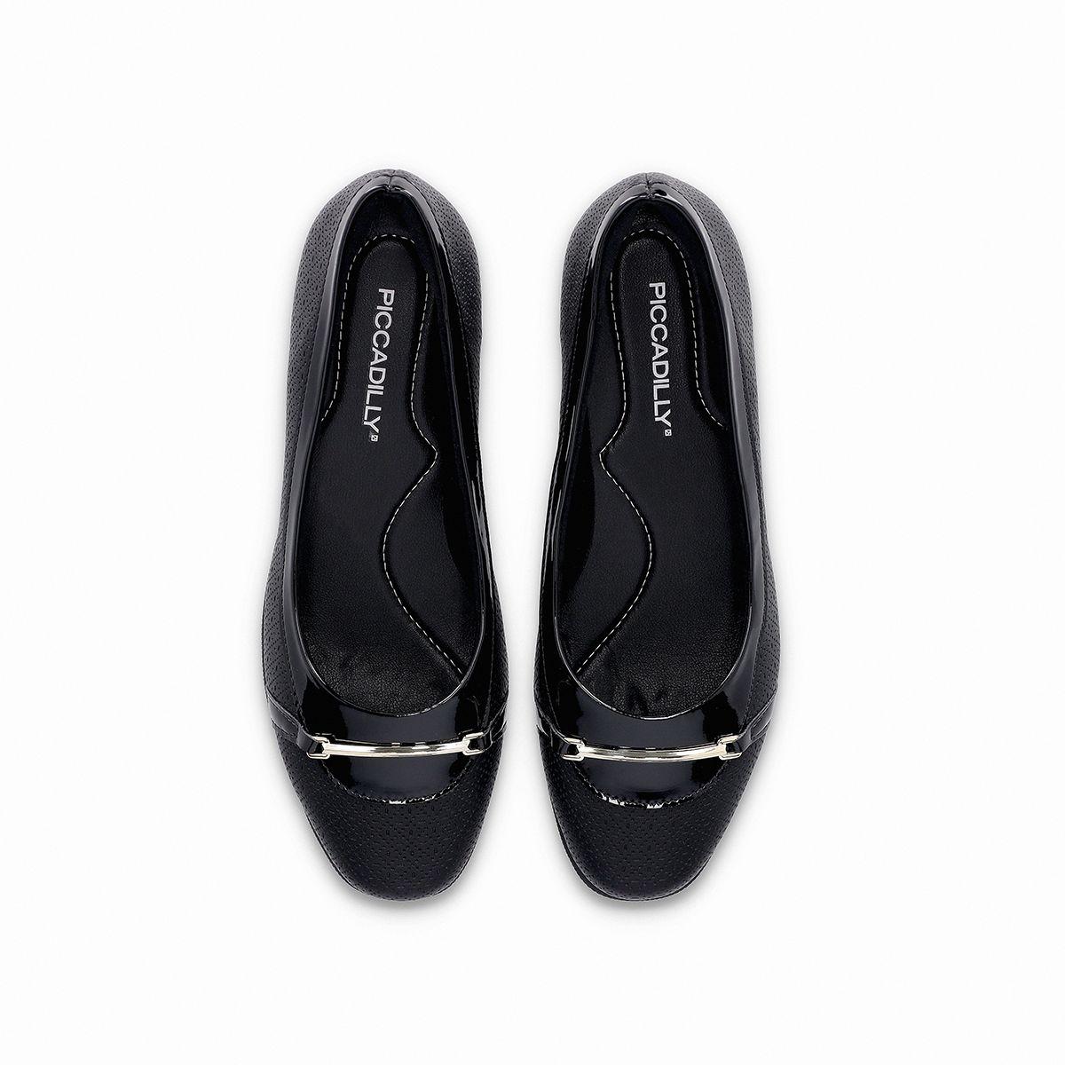 Zapato Ivone Anabela Negro Piccadilly-3
