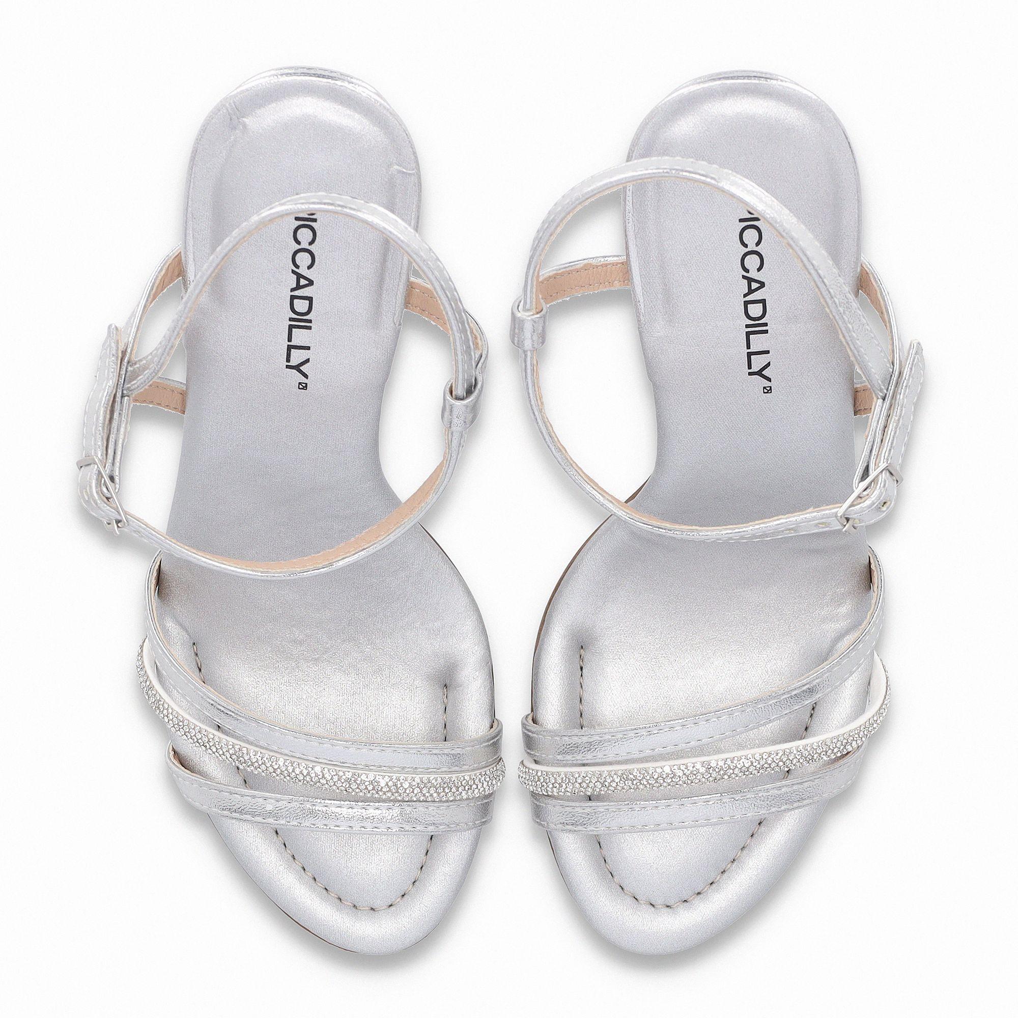 Sandalia Mujer Plateado/Strass Rafa Piccadilly-1