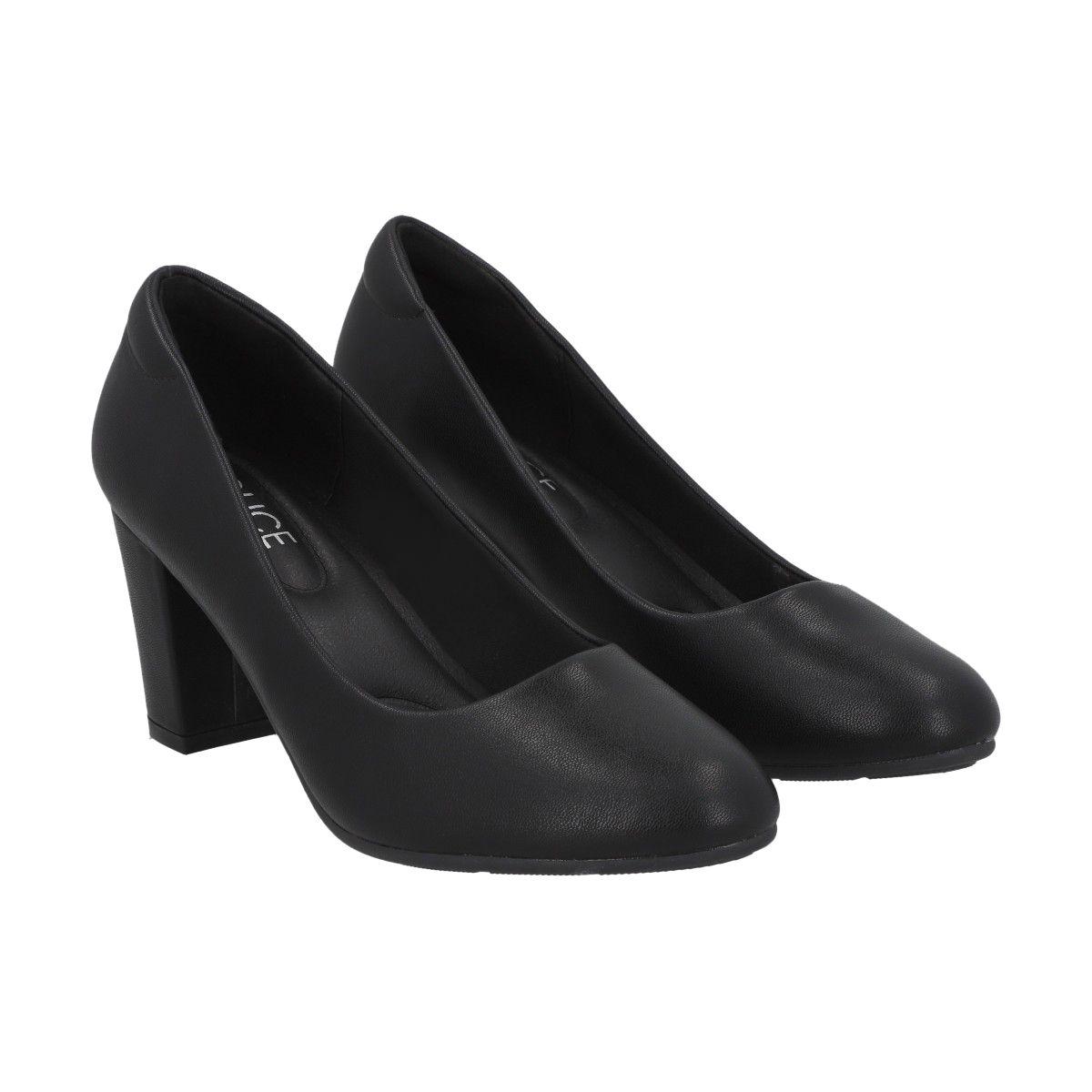 Zapato Mujer Negro Abril Police-4