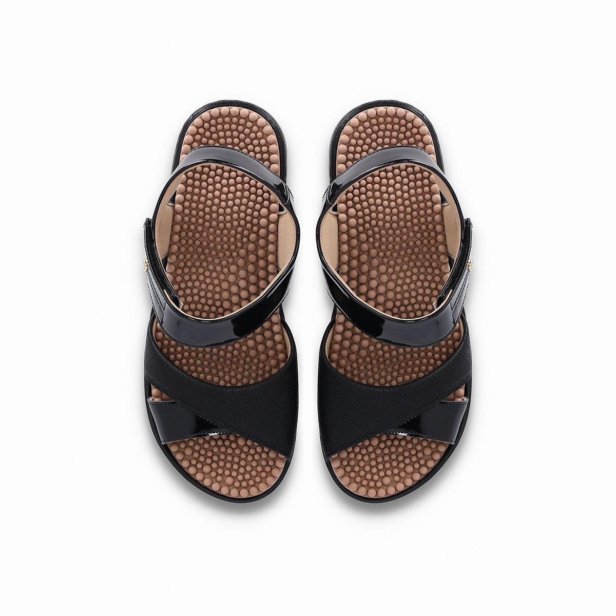 Sandalia SPA Anabela Negro Piccadilly-1
