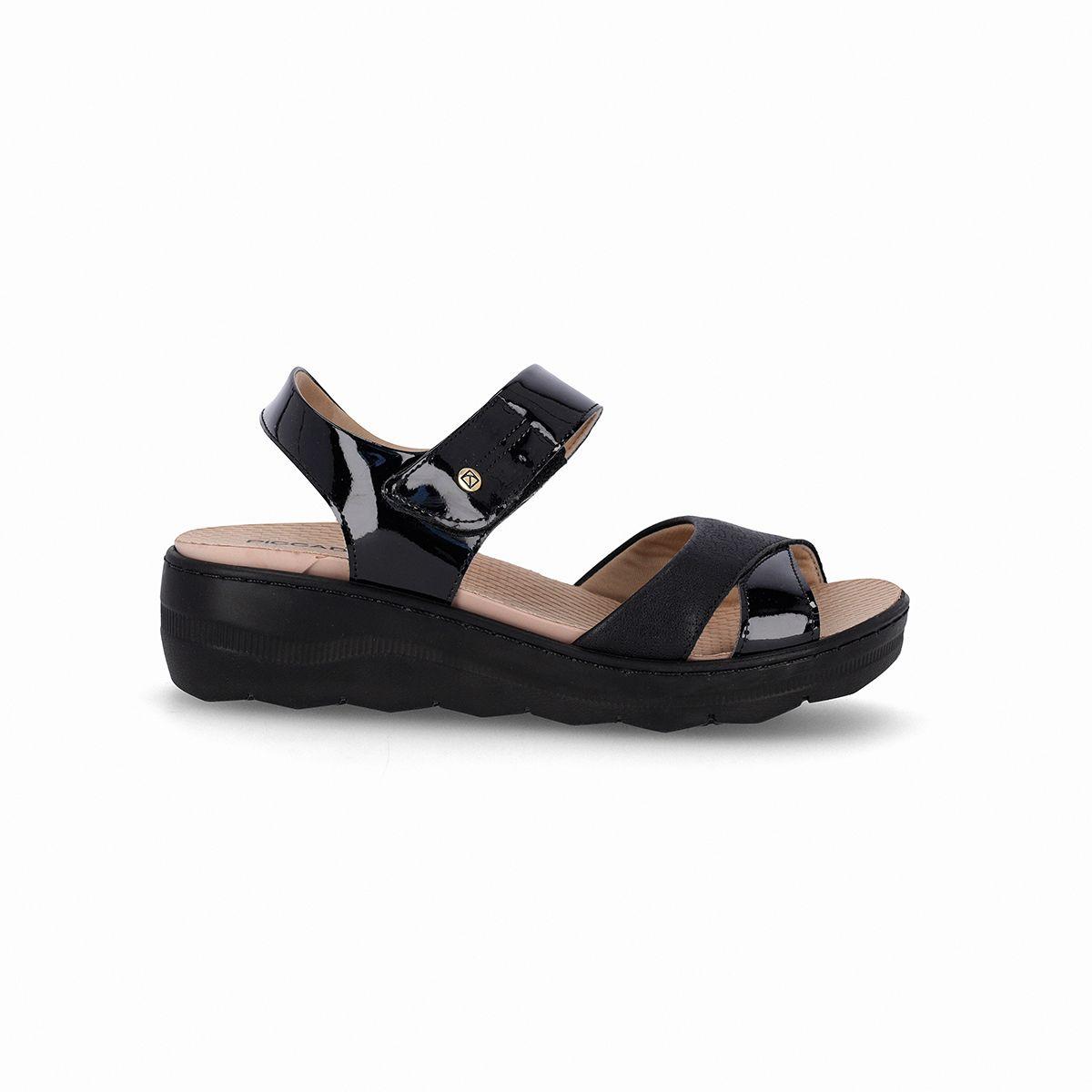 Sandalia SPA Anabela Negro Piccadilly-2