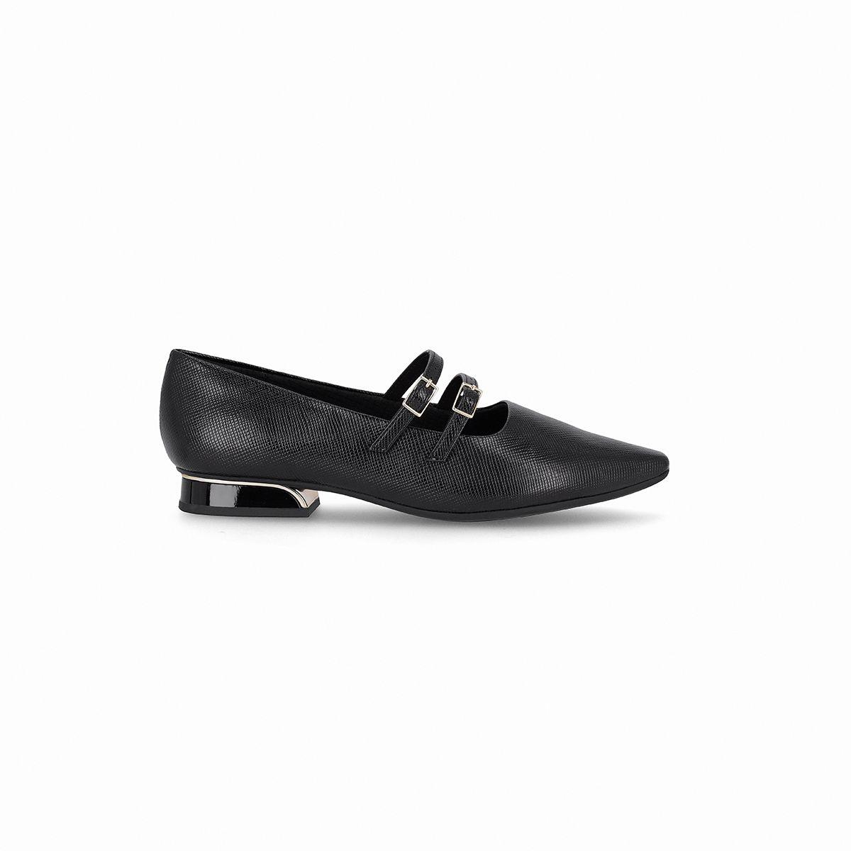 Zapato Mujer Negro/Hebilla Silvia 911 Piccadilly-0