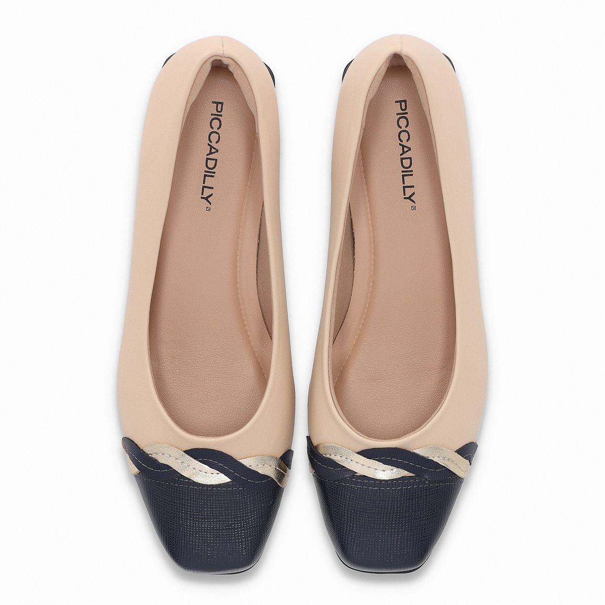 Zapato Mujer Beige/Azul Tati 418 Piccadilly-1