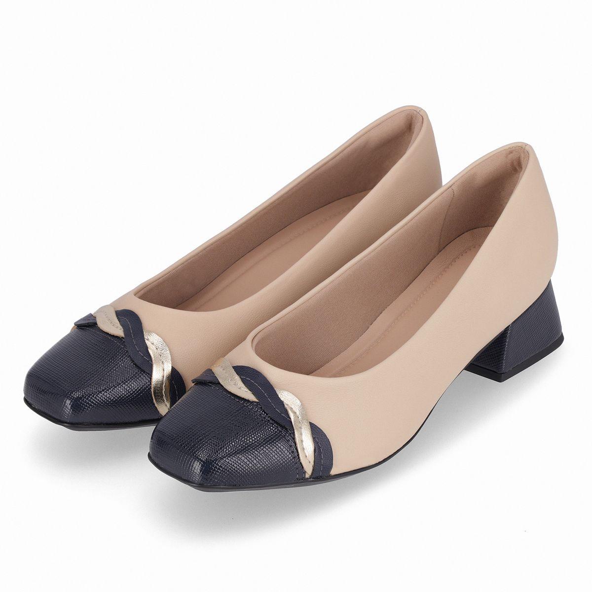 Zapato Mujer Beige/Azul Tati 418 Piccadilly-2