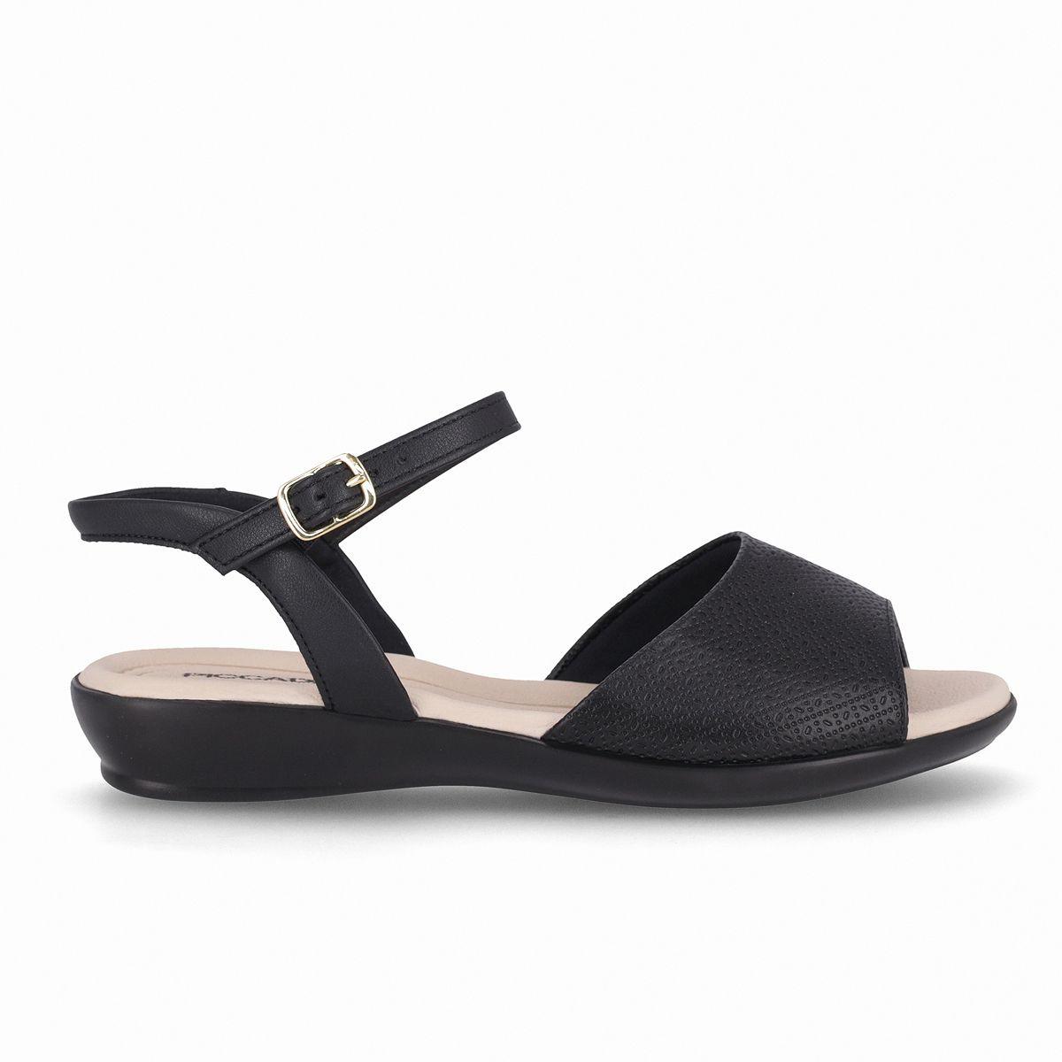 Sandalia Mujer Negro/Beige Camila Piccadilly-0