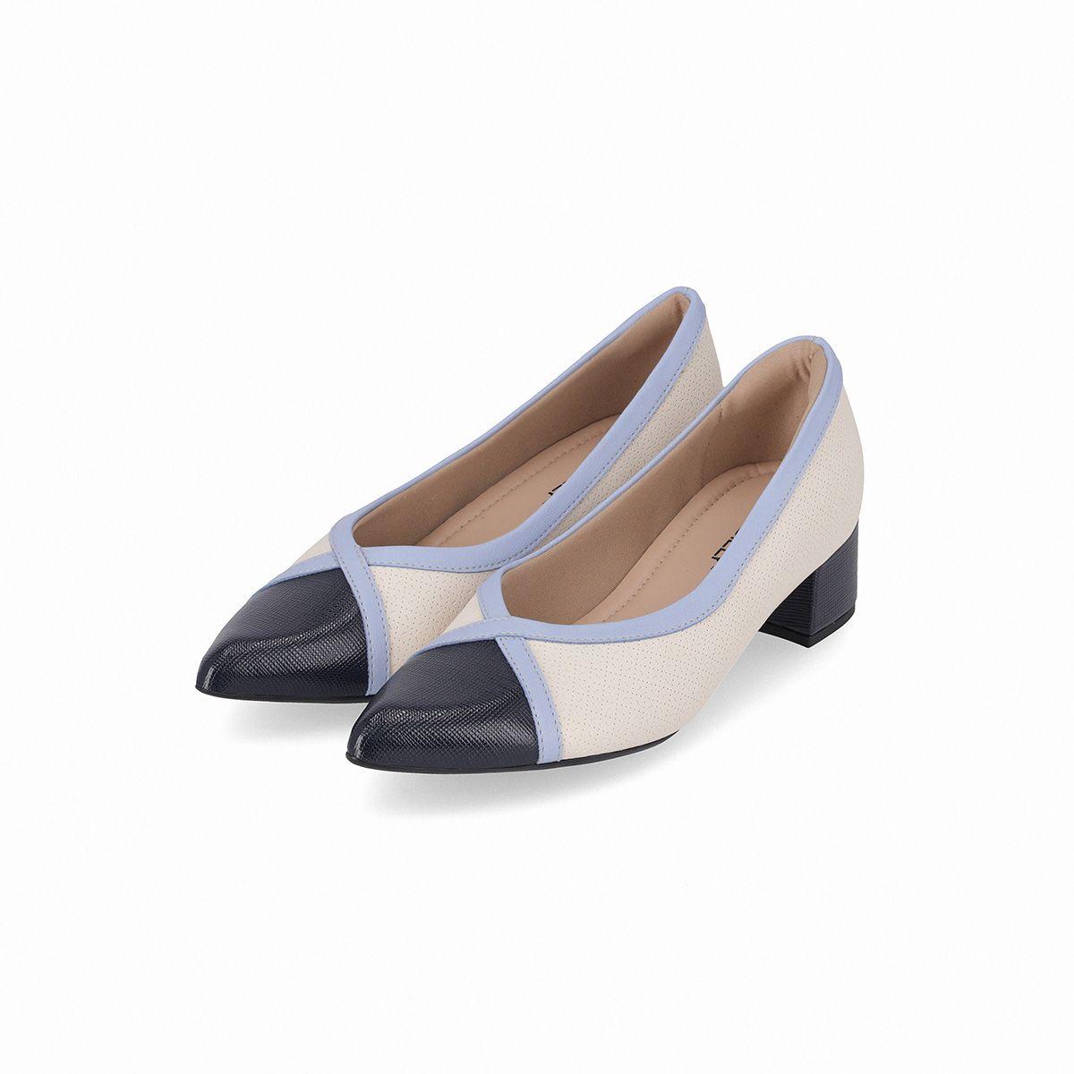 Zapato Taci Azul/Hueso 243 Piccadilly-0
