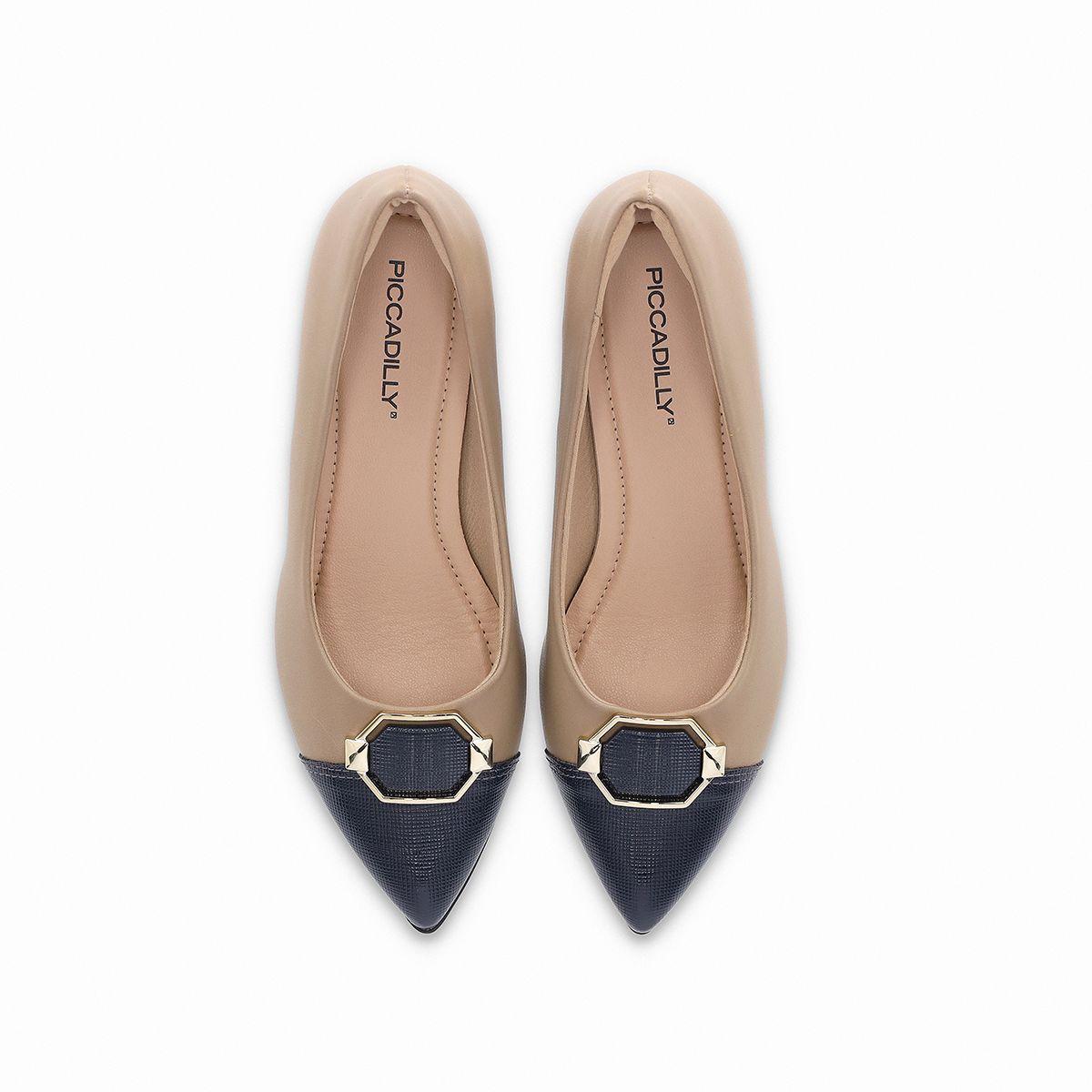 Zapato Mujer Azul/Arena Taci Piccadilly-1