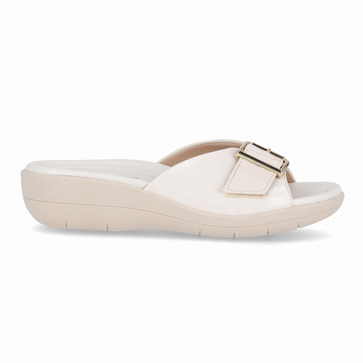 Sandalia Mujer Crema/Dorado Fascitis Anabela 16 Piccadilly-0