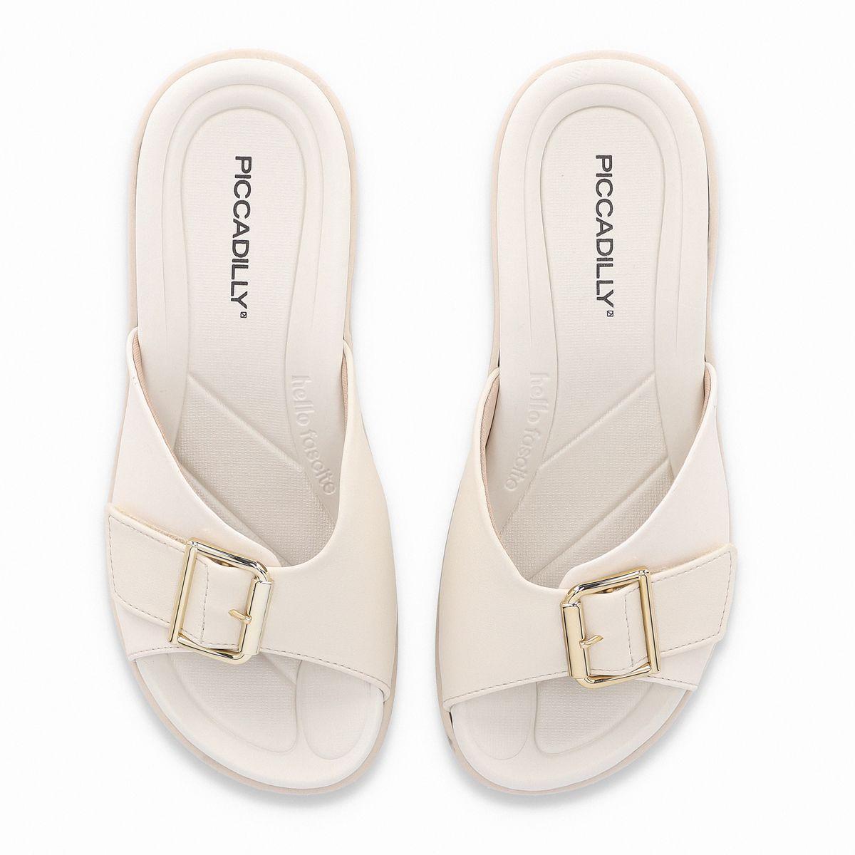 Sandalia Mujer Crema/Dorado Fascitis Anabela 16 Piccadilly-1