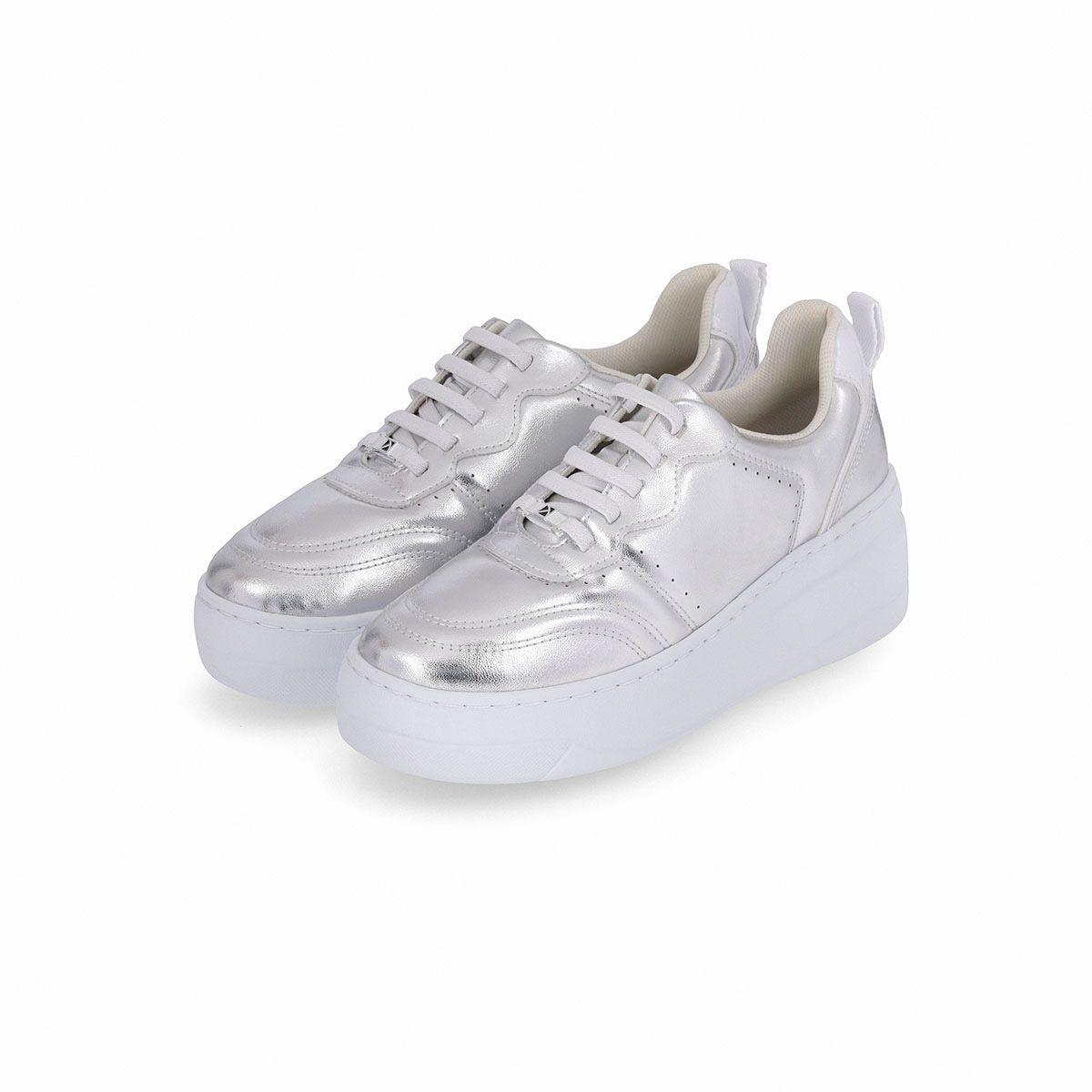 Zapatilla Mujer Plata Morgana Piccadilly-2