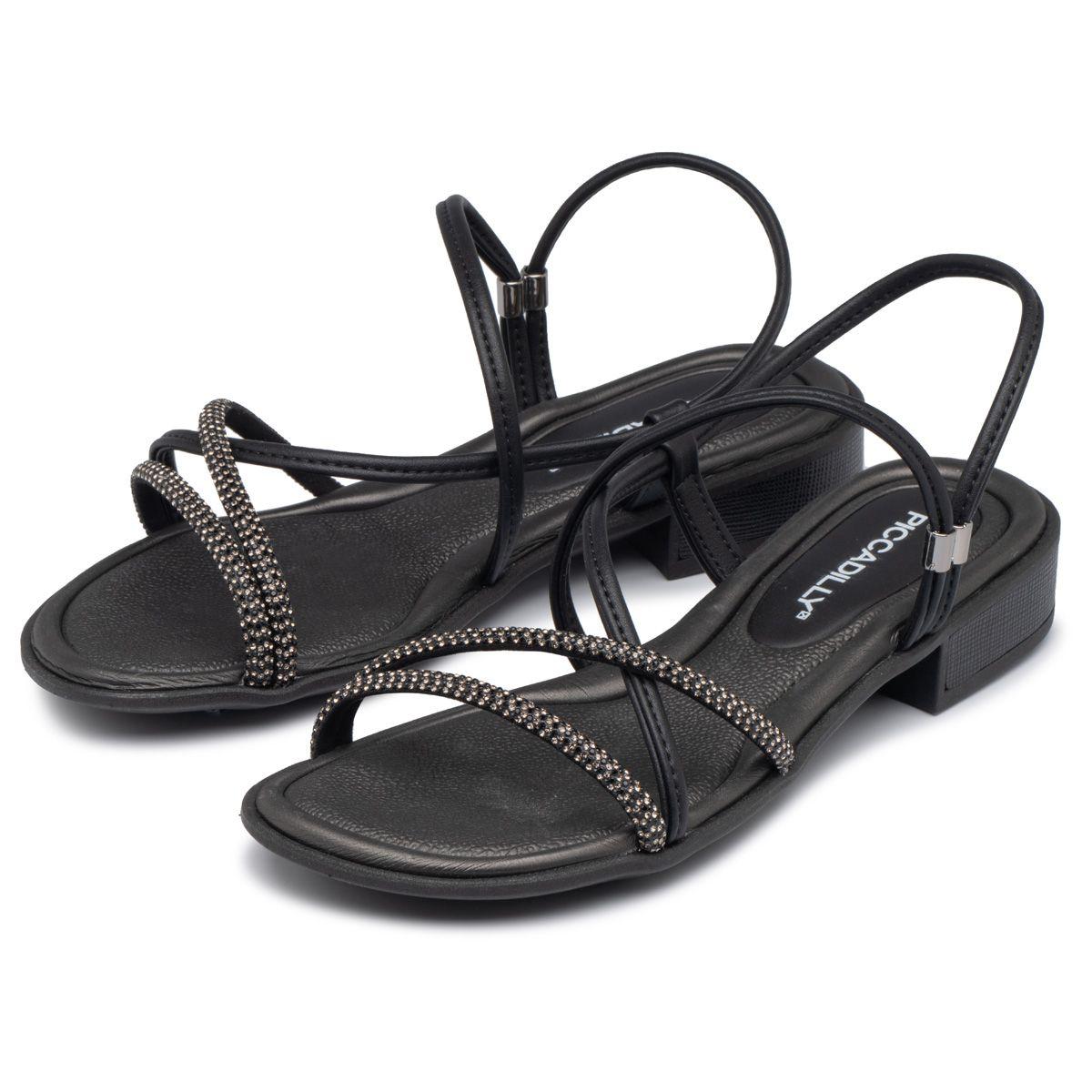 Sandalia Mujer Glam Taila Negro 847 Piccadilly-1