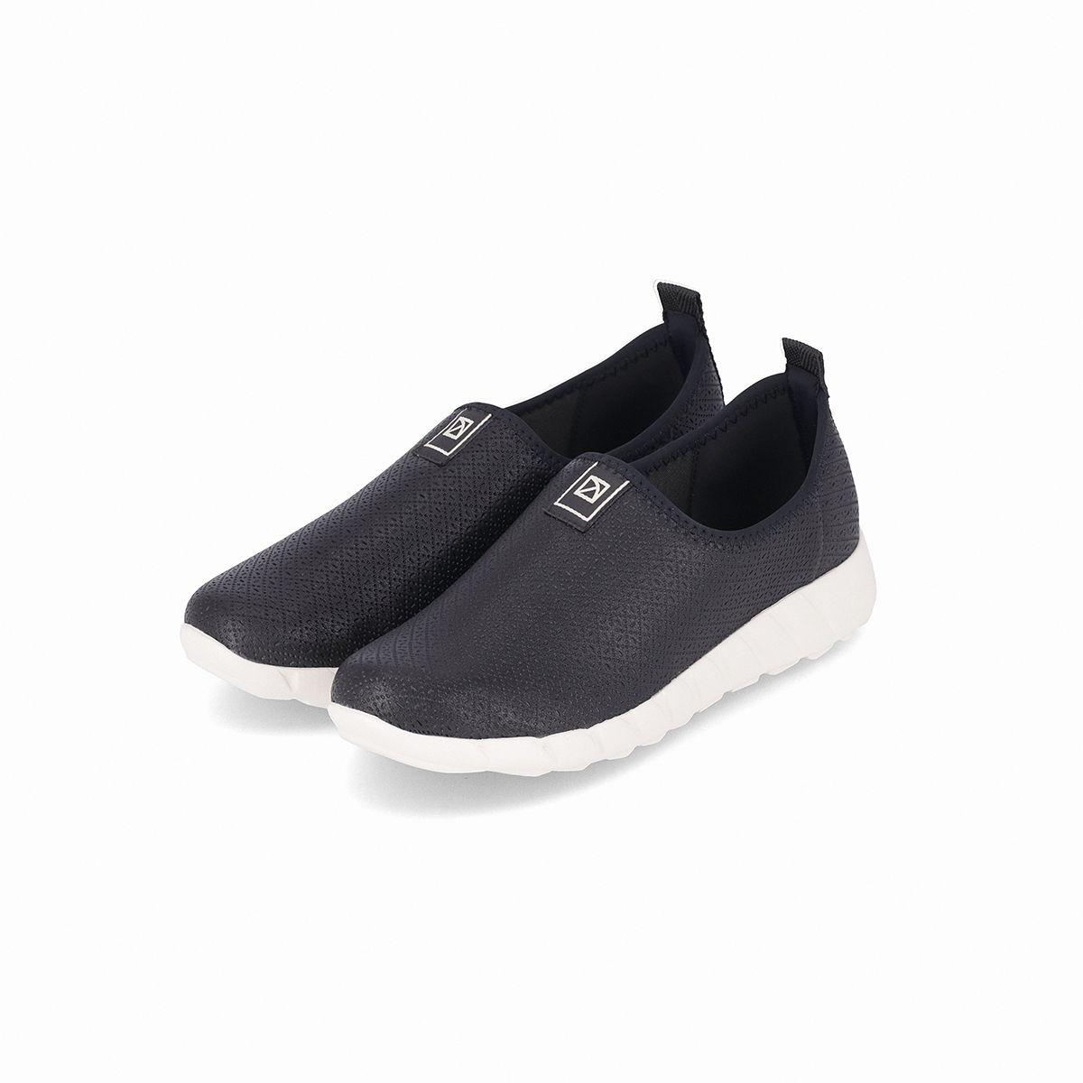 Zapatilla Mujer Negro/Blanco Fabi Piccadilly-2
