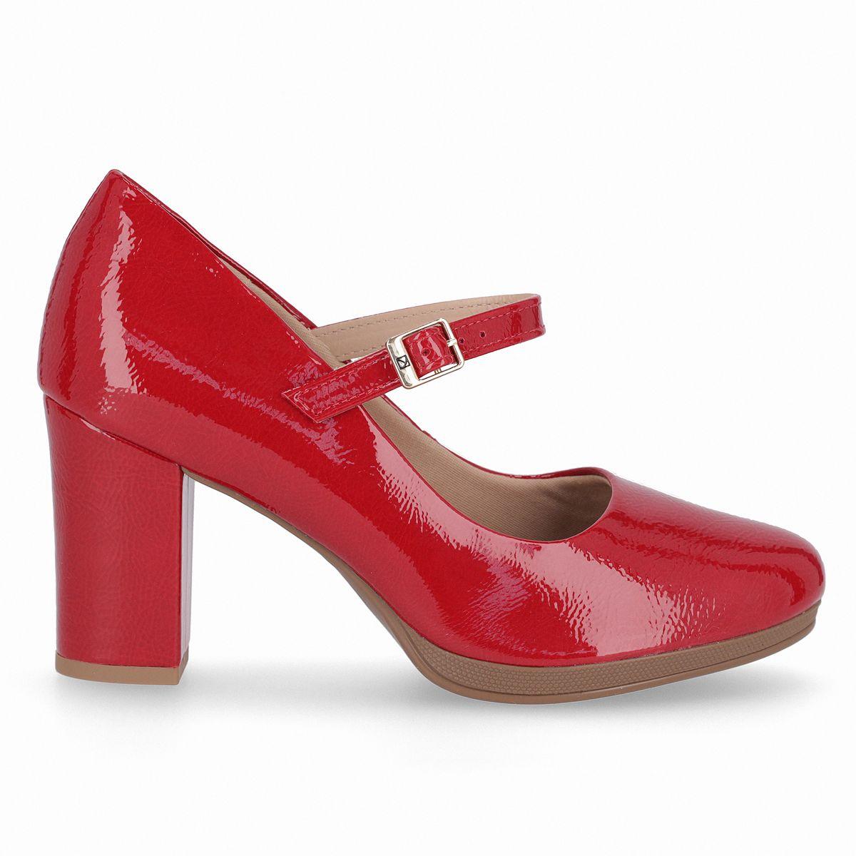 Zapato Mary Jane Mujer Rojo/Charol Deise Piccadilly-0
