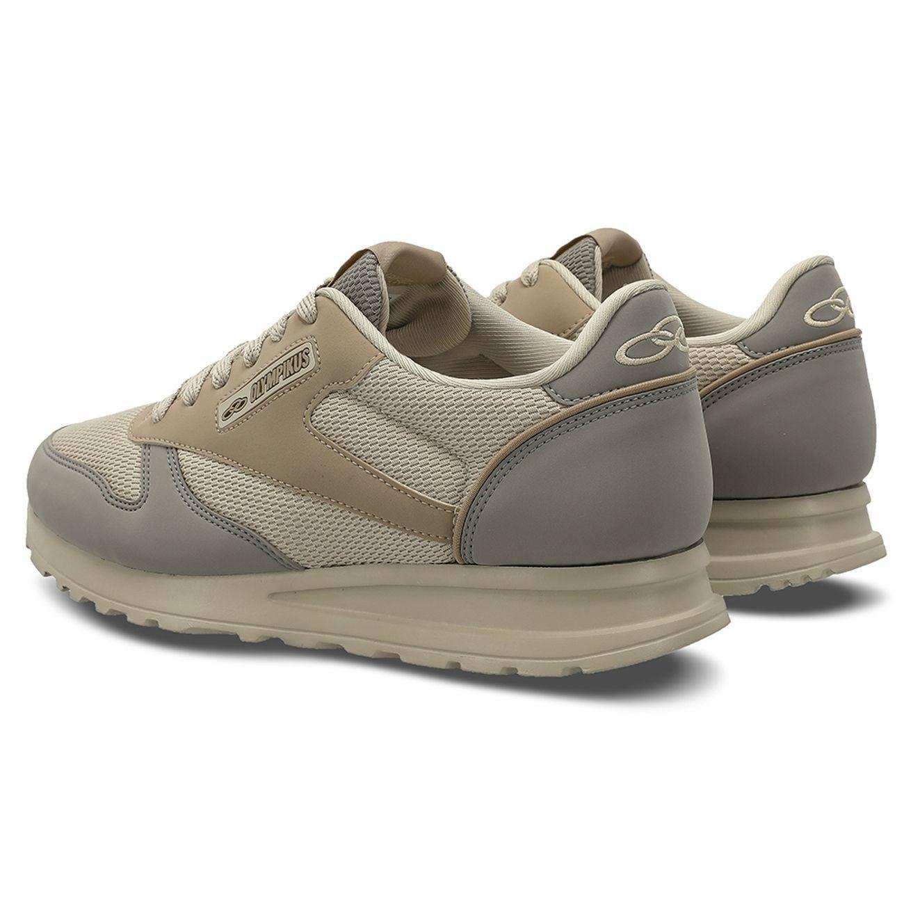 Zapatilla Mujer Jogging 101 Beige/Gris-3