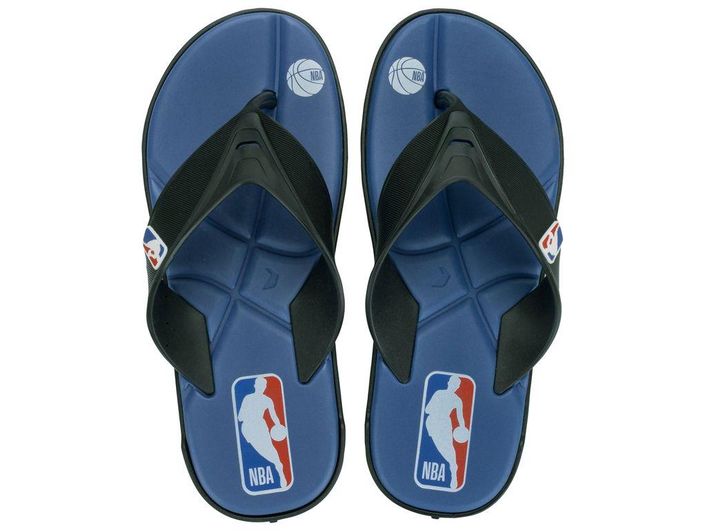 Sandalia Hombre Negro/Azul Shot NBA Rider-0