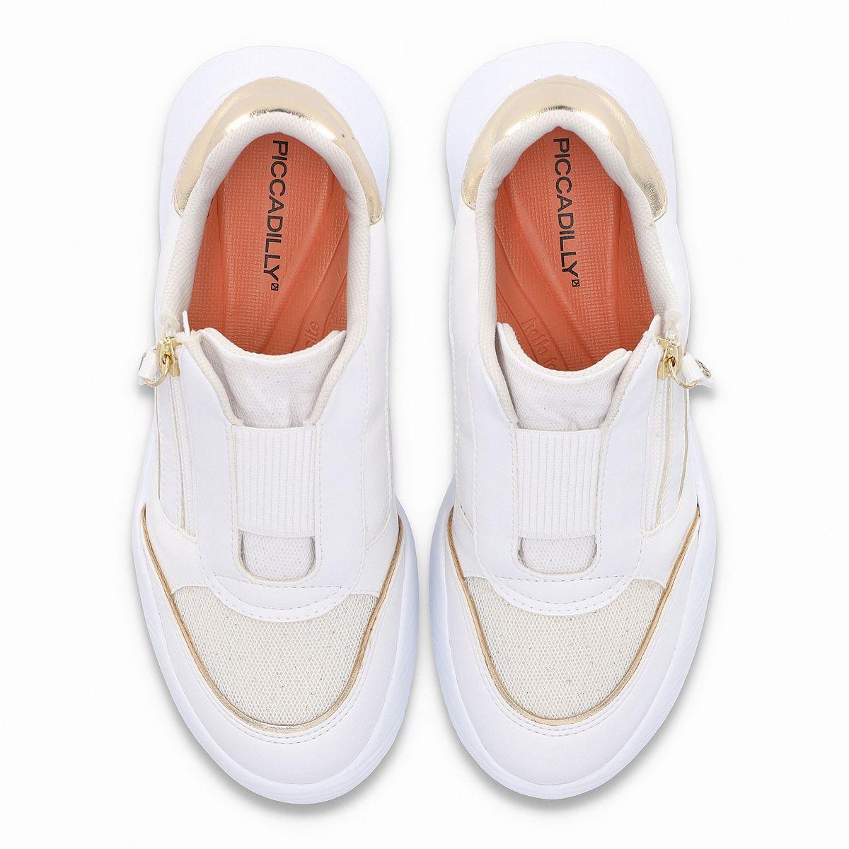 Zapatilla Mujer Blanco Fascitis 005 Piccadilly-1