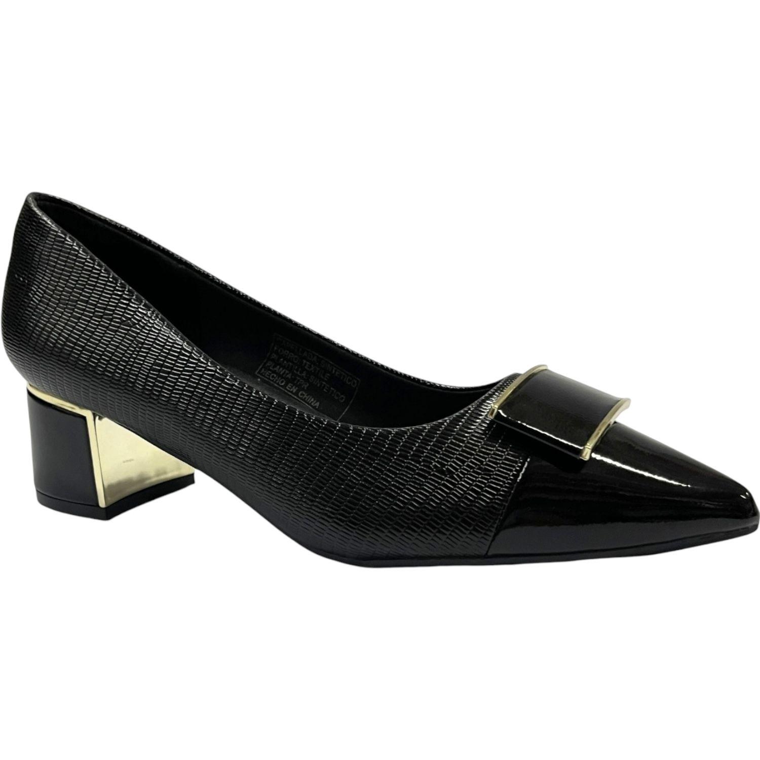 Zapato Mujer Negro Coco Detogni-1