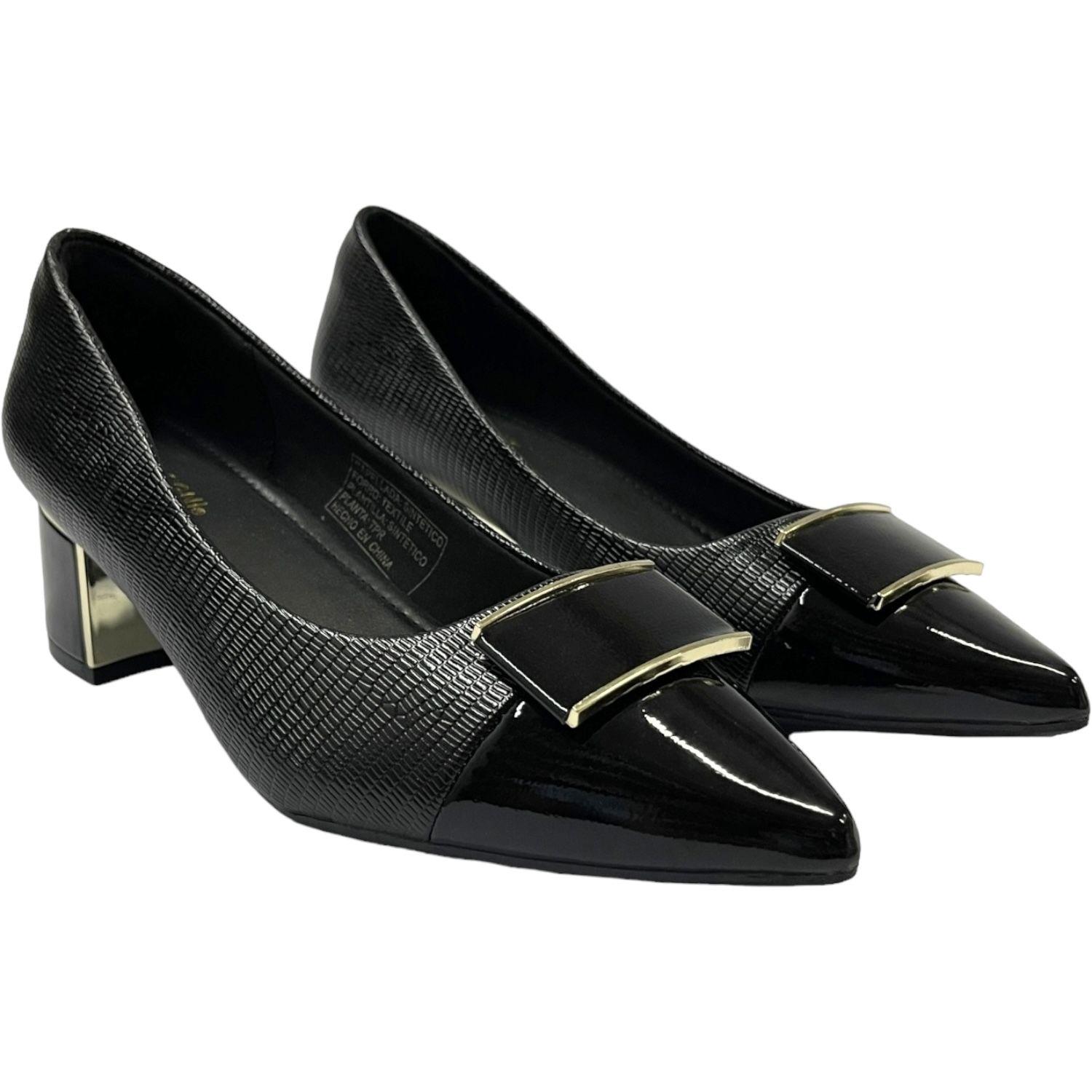 Zapato Mujer Negro Coco Detogni-3