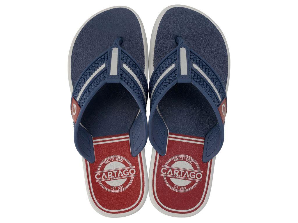 Sandalia Hombre Azul/Gris Palermo Cartago-0