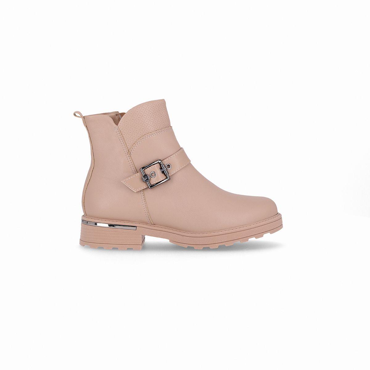 Botin Mujer Beige Gisa 91 Piccadilly-0
