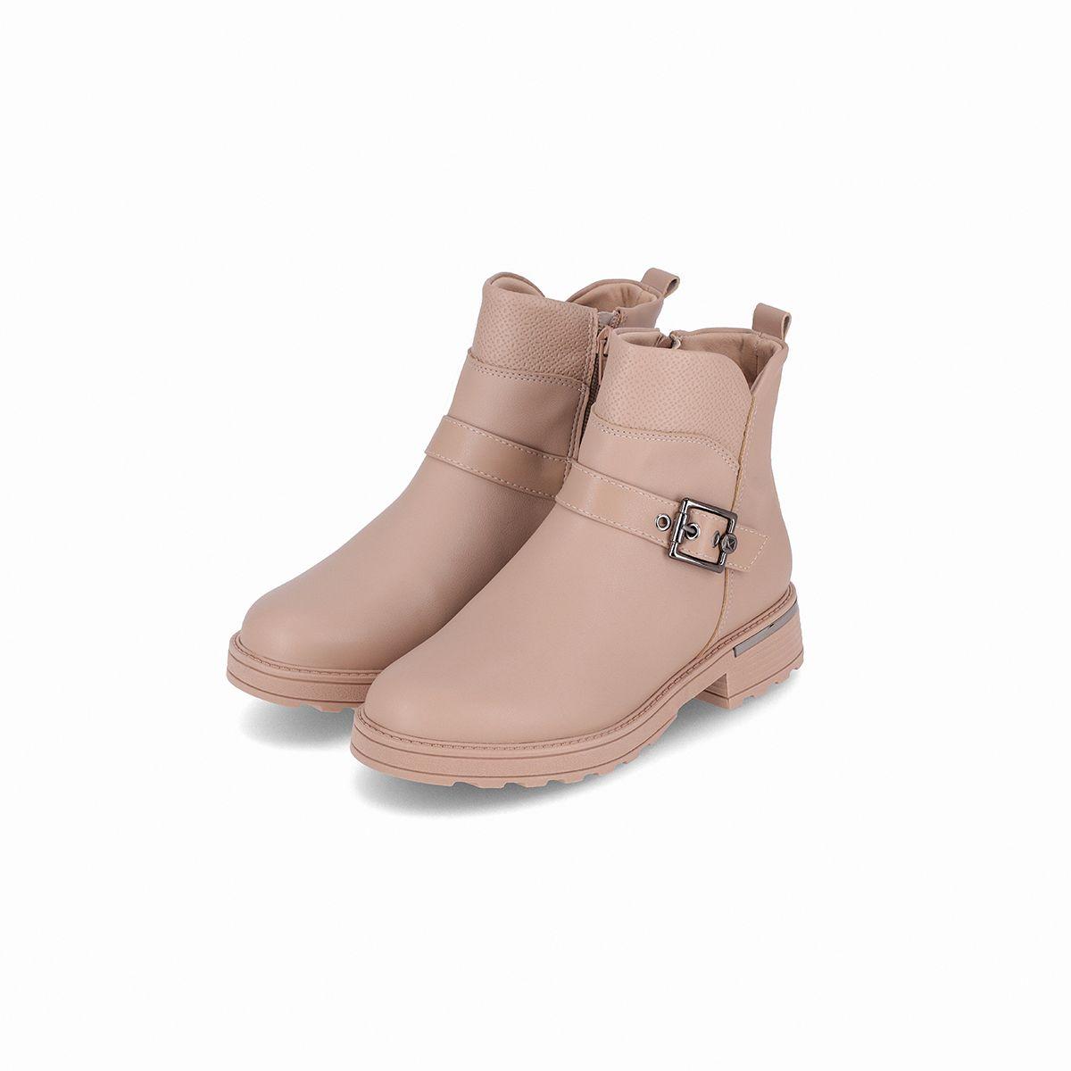 Botin Mujer Beige Gisa 91 Piccadilly-1