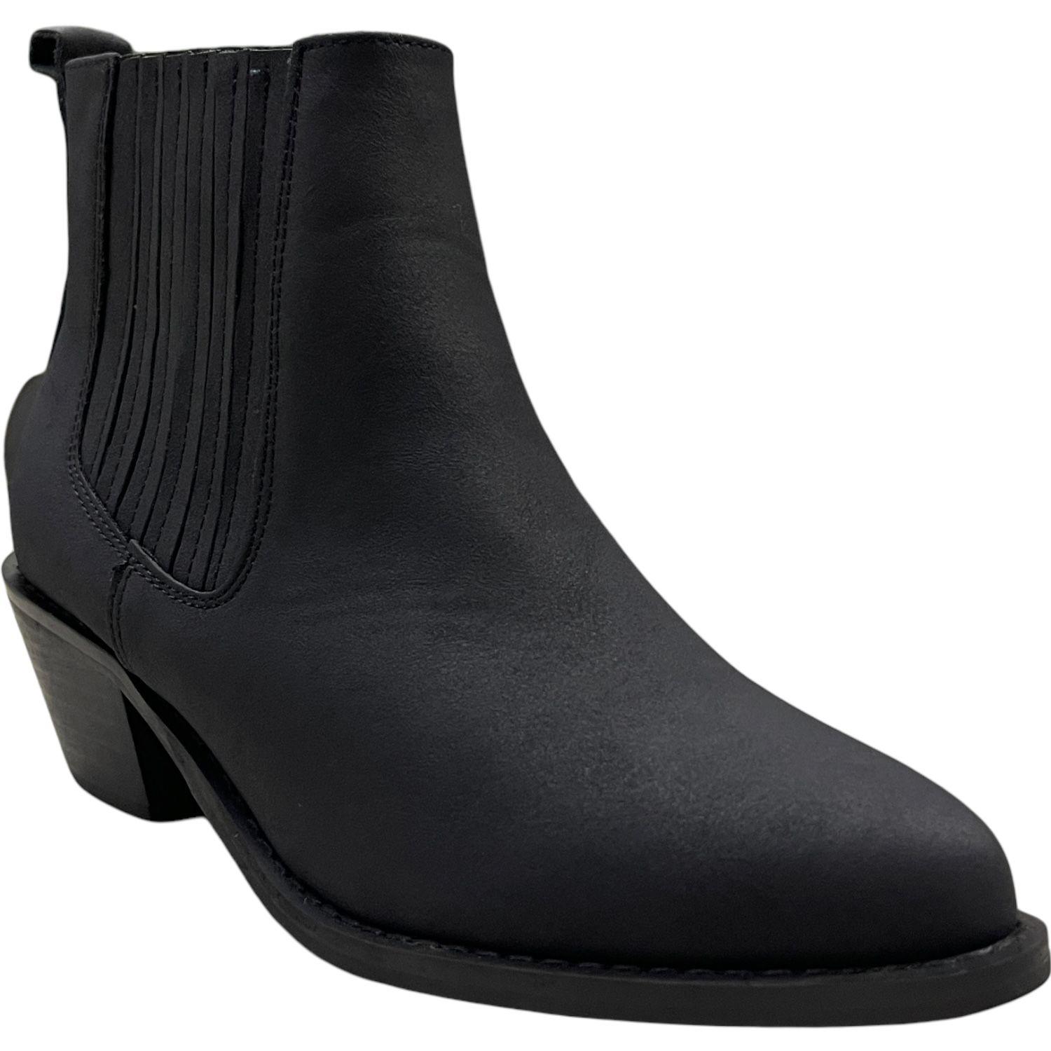 Botin Mujer Negro Moscu Detogni-1